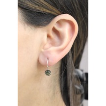 Peridot Taşlı Otantik Bayan Gümüş Küpe N11.75778
