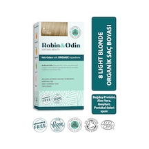 Robin & Odin Organik Kalıcı Saç Boyası Light Blonde 8 (548790263)