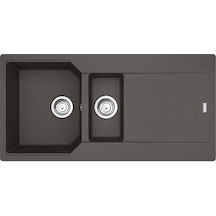 Franke Urban Ubg 651-100 Granit Slate Grey Evye, Active Plus Doccia Krom Armatür Gri