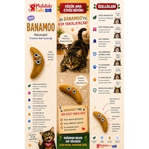 Banamoo Sesli, Kumaş Peluş Kedi Oyuncağı Matatabi Içerikli Kedi Nanesi/otu İçermez