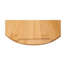 Bambu Peynir Ve Kesim Sunum Tahtası Yuvarlak 27,5cm 27,5cm 1,5cm - Ahşap Peynir, Kesme Tahtası Ve Sunum Tepsisi 12v