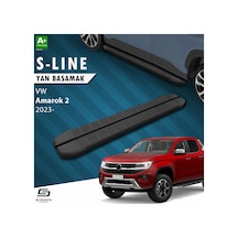 S-dizayn Vw Amarok 2 S-line Siyah Yan Basamak 203 Cm 2023 Üzeri A+ Kalite