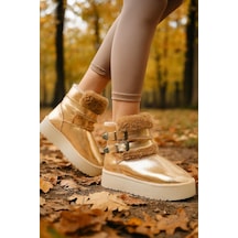 Çift Tokalı Kalıntaban Kadın Bot Çok Renkli