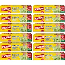 Koroplast Çift Kilitli Dondurucu Torba Orta Boy 12 x 12'li 17 x 18 CM