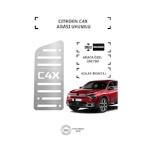 A&g Tuning Citroen C4x Ayak Dinlendirme Pedalı Krom Ayak Dayama Pedalı Kgagpedal000006