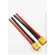Xt60 Erkek Dişi Lipo Pil Şarj Kablosu 15 Cm 1,5mm Siaf Silikon Kablolu