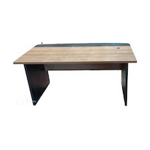 Adel Modern Ahşap Ve Antrasit Çalışma Masası - 160x80x75 Cm Kahverengi