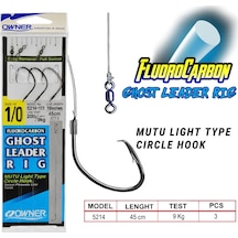 Owner 5214-111 Ghost Leader Rig Circle Hook Fc 1/0 Standart