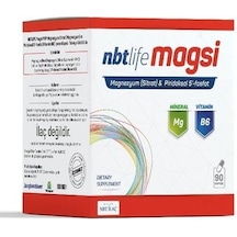 Nbt Life Magsi Magnezyum Sitrat Piridoksal 5 Fosfat 90 Kapsü