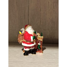 Swarovski Taşlı Noel Baba Mücevherlik / Dekoratif Biblo