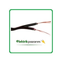 2x0.22mm Kodlu Kordon Kablo Bakır Led Bağlantı Kablosu Kalaylı 100 Metre