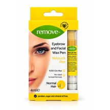 Remove Retouch Pen Kaş Ve Yüz Tüy Alma Kalemi 4 Ml Hassas Bölgeler İçin Soğuk Ağda, Isıtma Gerektirmeyen Pratik Tüy Alma Ürünü