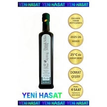 500 Ml Yüksek Polifenollü Erken Hasat Natürel Sızma Domat Zeytinyağı Soğuk Sıkım Filtresiz 0,2 Asit