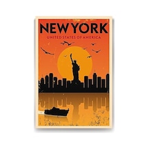 New York Vektörel Tablosu - 40x60cm 7/8 Yaş