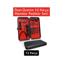 Wintoup Çantalı Manikür Pedikür Seti 12'li