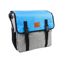 Perlotus Yalıtımlı Termos Piknik Kamp Çantası Büyük Boy 16 Lt Su Geçirmez İki Renkli Gri