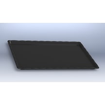 Tepsi Kırılmaz Siyah No:4 27.5x42x1 Cm Metalik