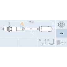 Vw Polo Classic Oksijen Sensoru 1.6 1998-2002 Aee Alm Fae 77326