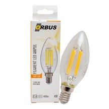 Orbus Orb-Bc3 Fılament Bulb B35 4 Watt E14 400 Lmn Sarı Led Ampül