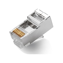 4221 Metal Rj45 Cat5 Jack Uç Lan Ethernet Network Adsl Seti 100 Adet