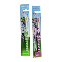 Banat-511704 Pikolo Diş Fırçası Soft Çocuk Yumuşak Palyaço Figürlü - 12'li Paket