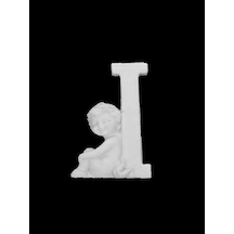 Polyester Harf Melekli -I- 7,5x5cm P396