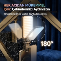 Rgb Mini Led Işık - Telefon Ve Laptop Uyumlu Renkli Dolgu Işığı