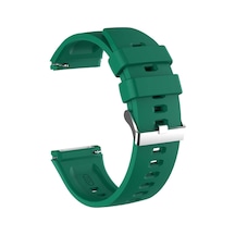 Huawei Watch 2 Classic İçin Kordon, Silicone Rapidbands Koyu Yeşil Watch 2 Classic İle Uyumlu Kordon - Koyu Yeşil Çok Renkli