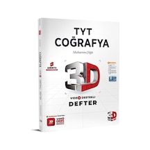 TYT Coğrafya Video Destekli Defter 2024  -  Muharrem Yiğit  -  3D Yayınları