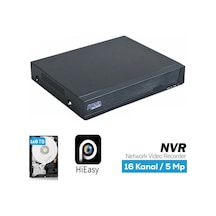 16 Kanal 5 Mp E Kadar 1 8 Tb Hdd Nvr Kayıt Cihazı Av-nvr16h