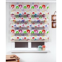 Asyhome Baloncuk Desen Zebra Stor Perde