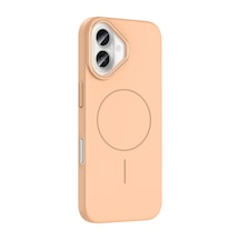 Apple Uyumlu Adige iPhone 16 Uyumlu Kılıf Ruby Magsafe Şarj Özellikli Pudra -
