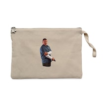 GTA Rifleman Human Krem Clutch Astarlı Cüzdan / El Çantası Krem