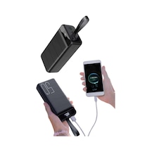 Taşınabilir Powerbank 50.000 Mah 4 Girişli Hızlı Şarj Led Göstergeli Fenerli Şarj Çok Renkli