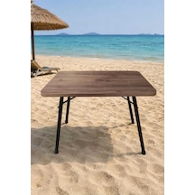 Katlanır Kamp Masası 45x60 Balkon Bahçe Masası Piknik Masası Atlantikçam