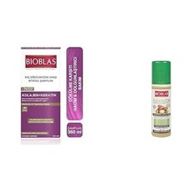 Saç Dökülmesine Karşı Collagen Ve Keratin İçeren Hacim Şampuanı 360 Ml & Bioblas Botanic Oils Argan Sıvı Saç Kremi 200 Ml