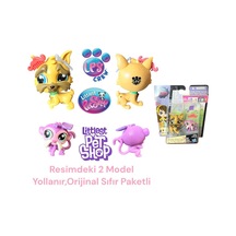 Littlest Pets Shop 2010 Yılı Nostalji Lps Kahve Köpek Ve Maymun Nadir Miniş Oyuncak Minişler Oyuncak