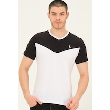T8591 Dewberry Mens T-shırt-beyaz Beyaz