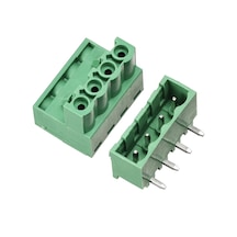 4 Pin 7.62mm Geçmeli 90c Takım Klemens