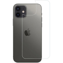 iPhone Uyumlu 12 Arka Kırılmaz Cam Sert Ekran Koruyucu Maxi