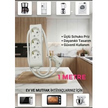 Vikomulti-let 3 Lü 1-15 Metre Arası Çocuk Korumali 3x2.5 % Yüz Tam Bakır Ttr Kablolu Uzatma Seyyar Markanin Özel Üretimi   Tse Fişli Bakir Kablolu 1 Metre - 895087885 1 Metre - 895087885 895087885 10 - 15 M