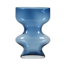 Vitale Bologna Mavi İnce Belli Vazo 20 10 27.5 Cm Ak.kı0003 Diğer