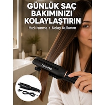 Tek Saç Düzleştirici 30 Saniyede Isınma Hafif Ve Portatif Tasarım Yeni Nesil Najmaddin Diğer