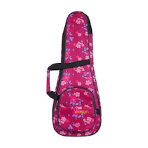Wagon 04 Serisi Soprano Ukulele Çantası - Hibiscus Pembe