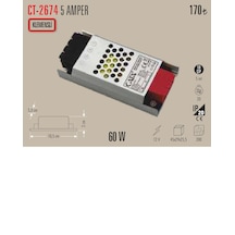 Cata 2674 5 Amper Şerit Led Trafosu 1 Adet