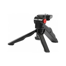 Ax-mt10 Masaüstü Mini Tripod + Telefon Tutucu, 1/4 Vida Girişli, 120 Eğim Ayarlı Başlık, Katlanabilir Kompakt Tasarım, Aksiyon Kamera Ve Telefon İle Uyumlu 9M938ATDiğer