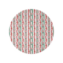 Noel Desenli 60 İnç Yuvarlak Flanel Battaniye, Yetişkin Ve Çocuk İçin, Yumuşak, Rahat Ve Hafif Noel Şeker Kamışı