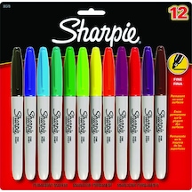 Kayakirtasiye Sharpie Fine Permanent Markör 12'Li Karışık 986052