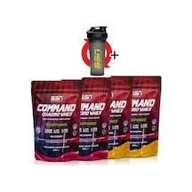SSN Sports Style Nutrition Command Quadro Whey 1800 gr 60 Şase Mıx Çilek Muz Mango (15X4 DOYPACK) Kombinasyon