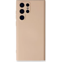 Newface - 824 - Samsung Galaxy S24 Ultra Kılıf Nano İçi Kadife Silikon - Edntrend - - Pudra